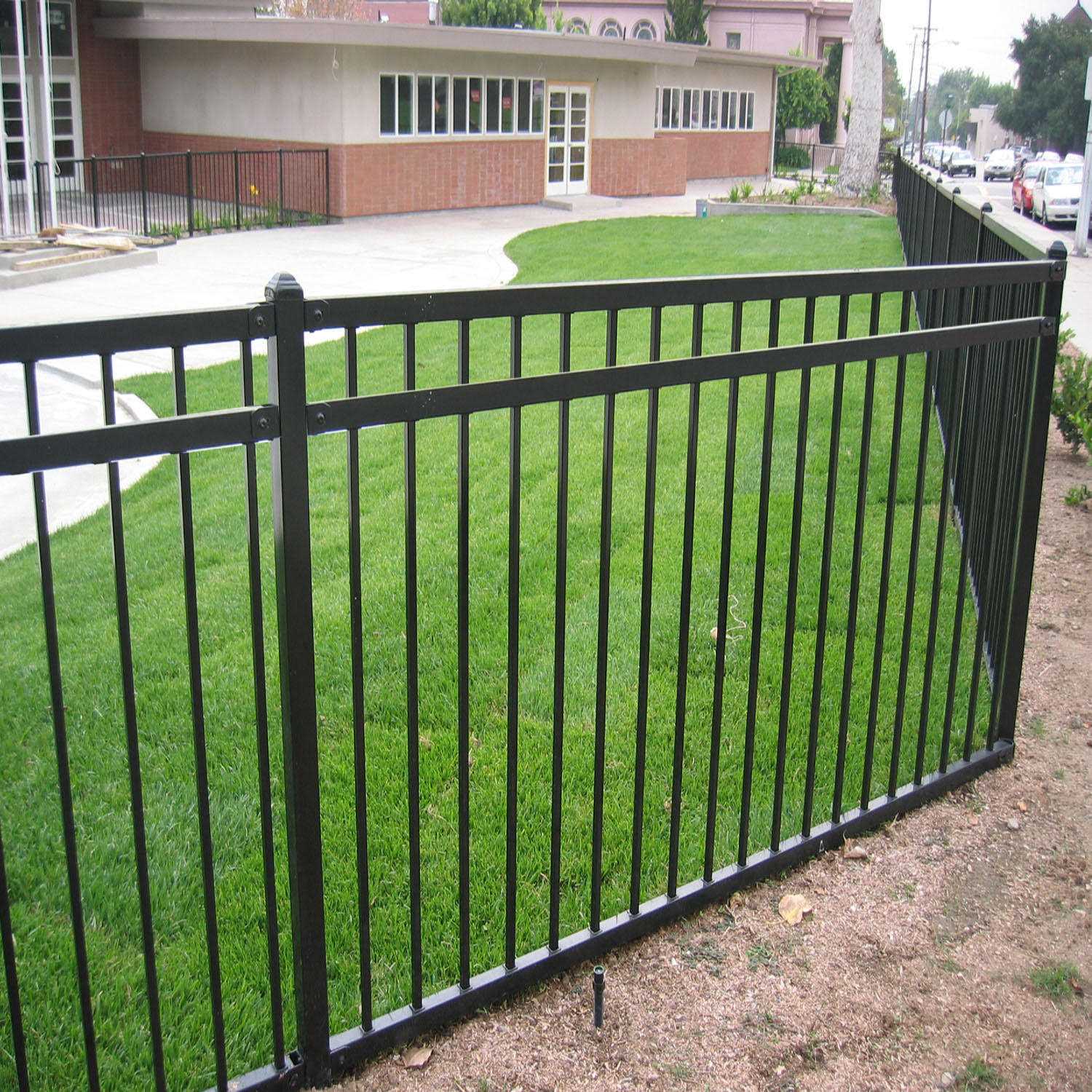 Xcel Fence 6.5'W x 5'H Traditional Series 3 Rail Steel Fence Panel - Shop Hardware Tools Online Store