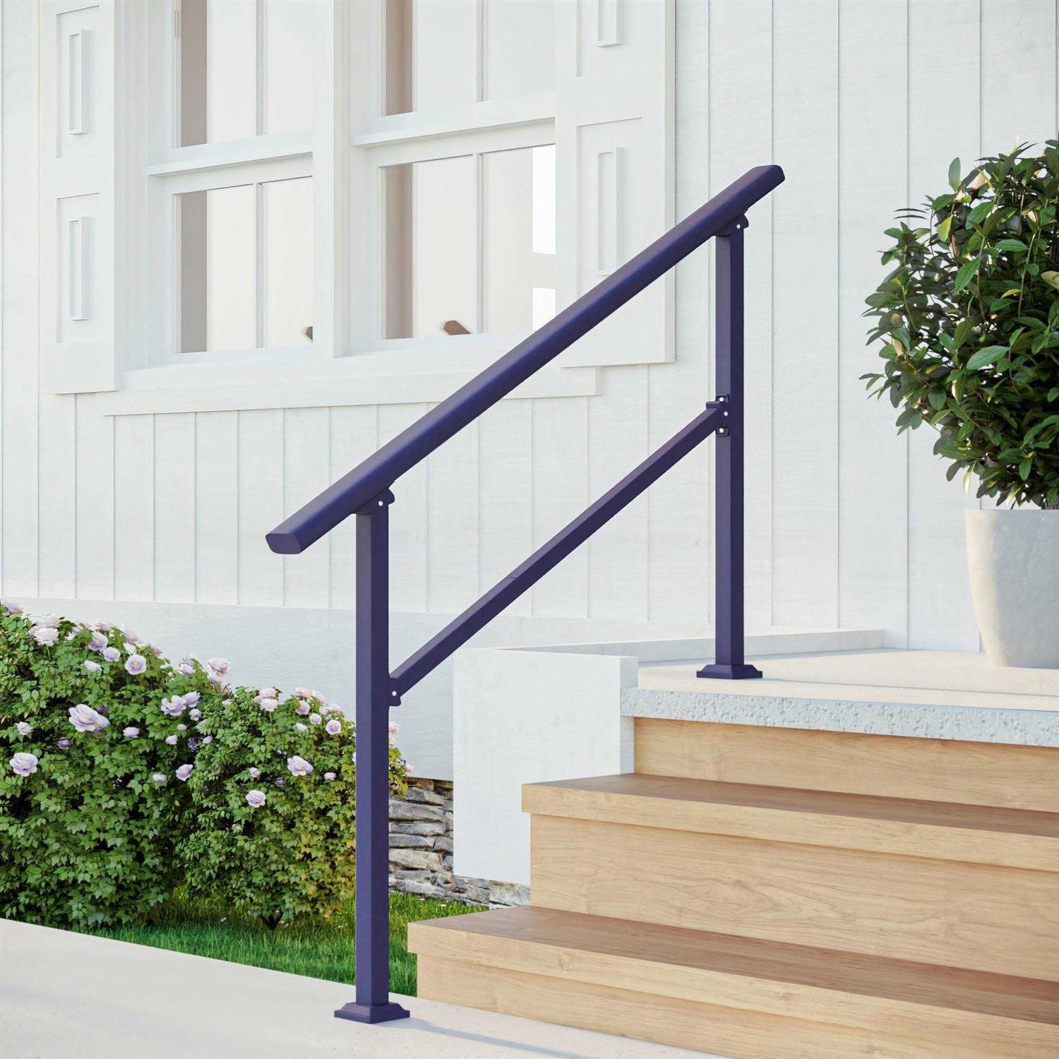 cHR 4 Steps Outdoor Handrails for Outdoor Steps - Shop Hardware Tools Online Store