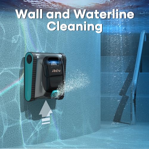 (2024 Upgraded) AIPER Scuba S1 Cordless Robotic Pool Cleaner, Wall Climbing Pool Robot Vacuum, WavePath Navigation 2.0 with Periodic Cleaning, Last 150 Minutes for In-ground Pools up to 1600 Sq.ft