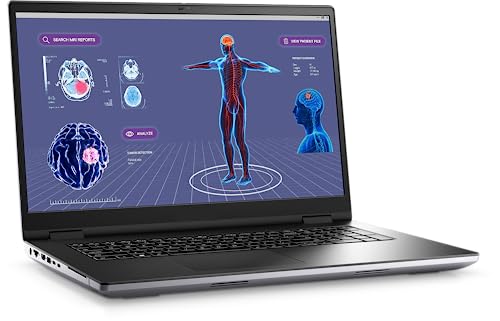 Mavark New Precision 7780 AI-Ready Data Science Workstations Laptop 128 GB Ram 13th Gen i9-13950HX vPro RTX 5000 Ada 16GB 17.3" 4K UHD120Hz, Anti-Glare Win 11 Pro