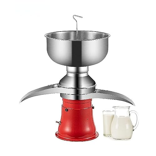 Electric Cream Separator 21Gal/H 50L/H Stainless Steel - Turn Raw/Whole Milk into Cream and Skim Milk - Milk Cream Centrifugal Separator
