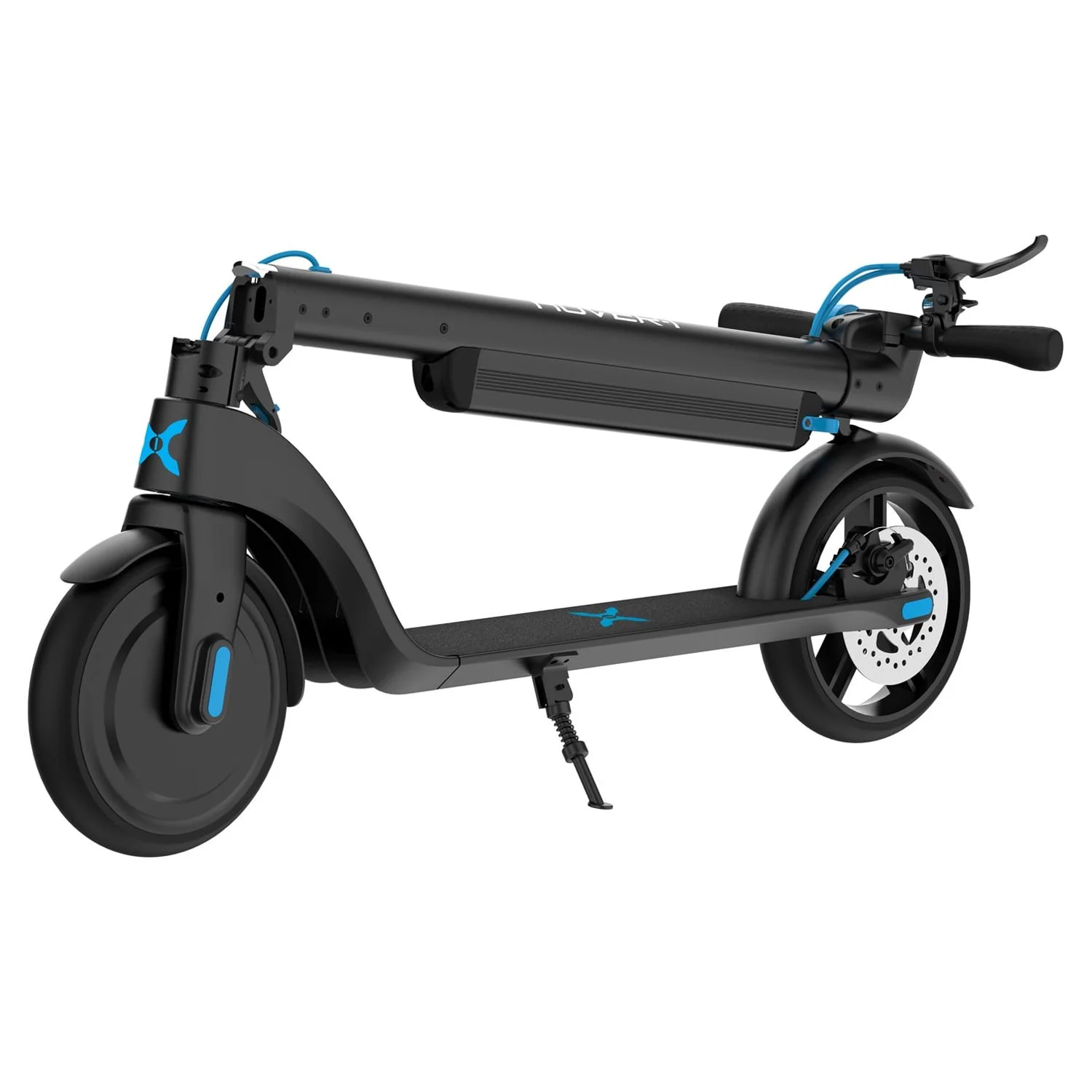 Hover-1 Blackhawk Electric Scooter with LED Headlights, 15 MPH Max Speed, 220 lbs Max Weight, 28 Miles Max Distance, Black, UL 2272 Certified