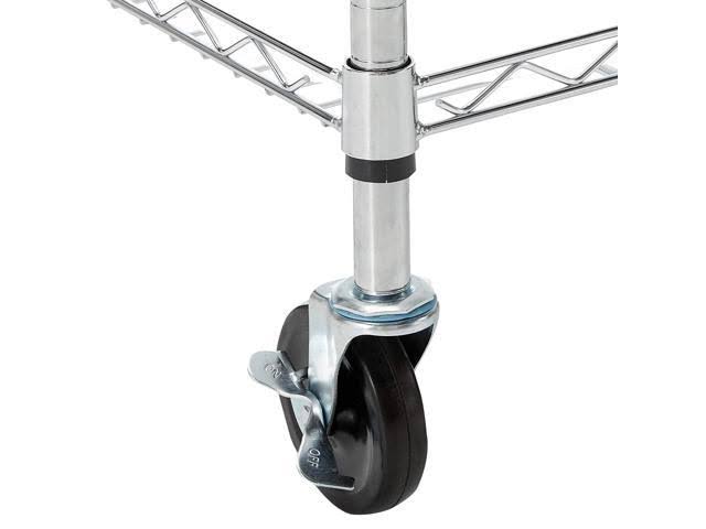 Lorell LLR84859 3-Tier Rolling Cart