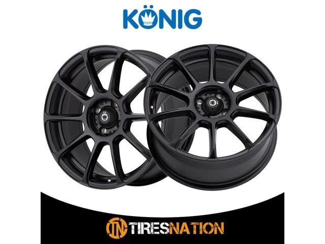Konig Runlite Wheel Matte Black 18x8 +45 5x114.3