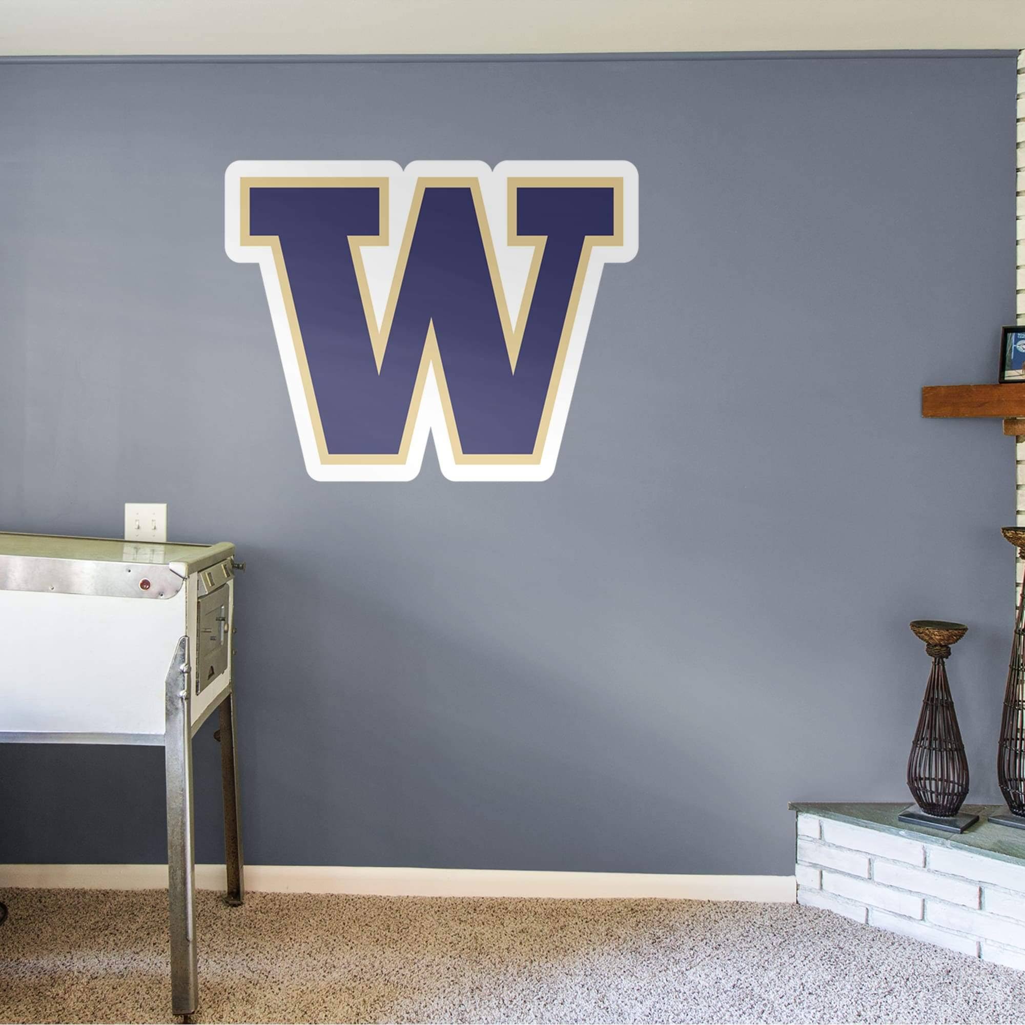 Fathead Washington Huskies Logo Wall Decal
