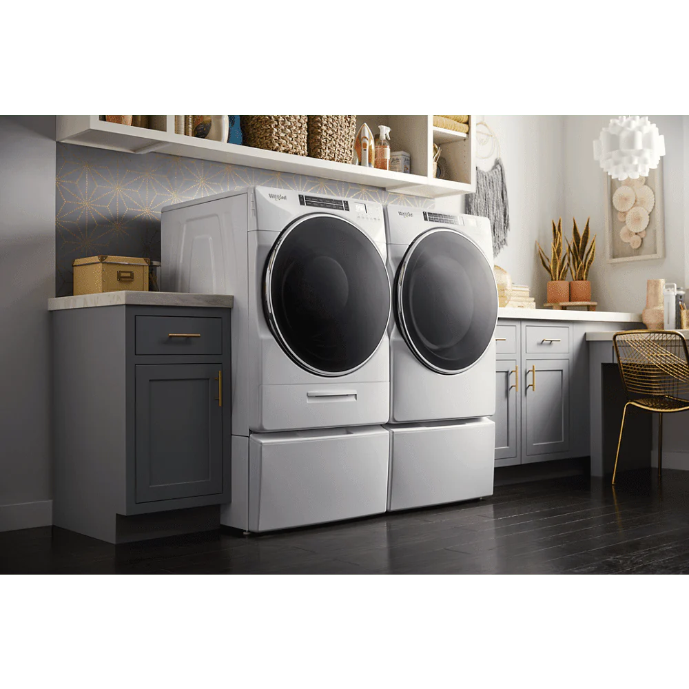 Whirlpool Wfw8620h 27 Wide 5 Cu Ft. Electric Front Loading Washer - White
