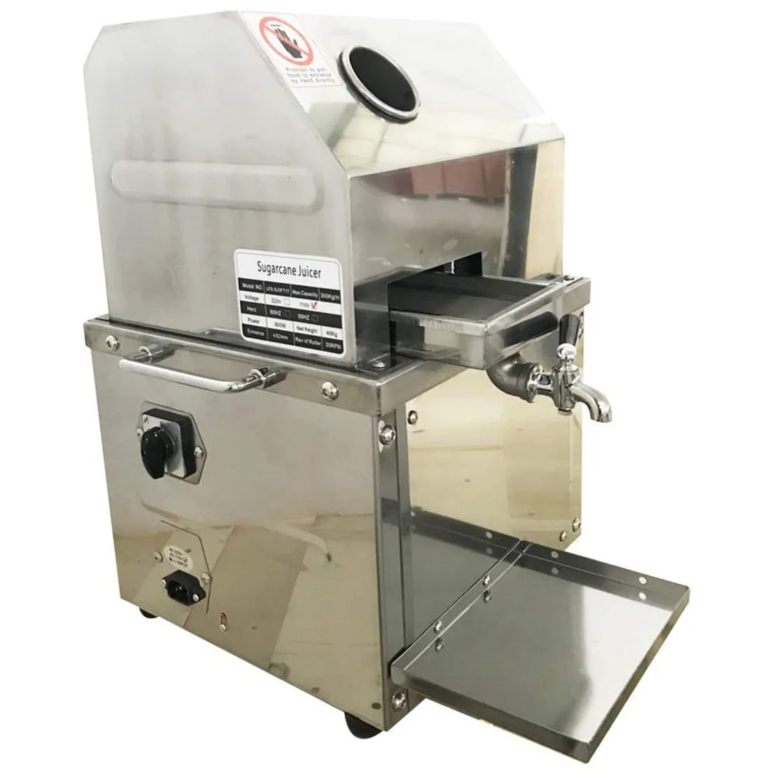PreAsion Electric Desktop Sugar Cane Juicer Press Machine Extractor