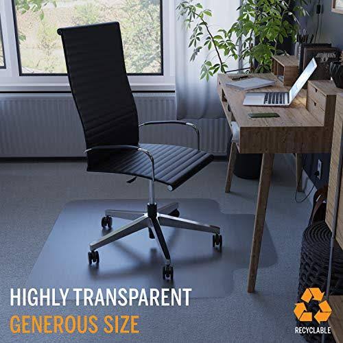 Office Chair Mat for Carpeted Floors - Heavy Duty (Unbreakable)