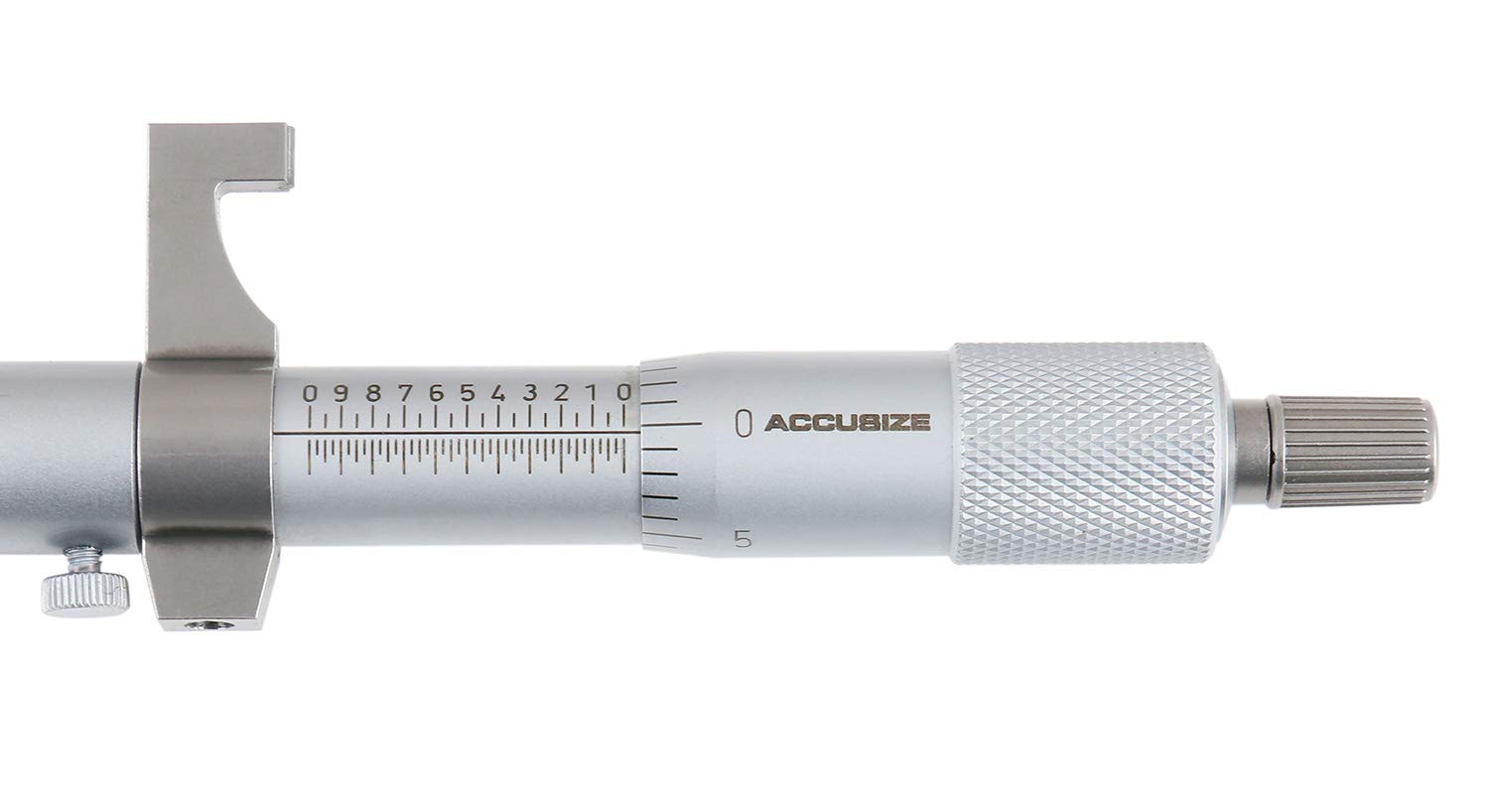 Accusize Industrial Tools 3-4'' by 0.001'' Inside Micrometer in Fitted Case, Satin Chrome Finished, Eg00-3224