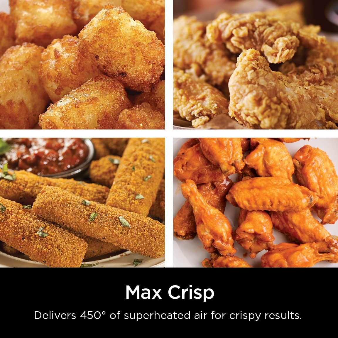 Ninja AF161 Max XL Air Fryer that Cooks, Crisps, Roasts, Bakes, Reheats and Dehydrates, with 5.5 Quart Capacity, and a High Gloss Finish, Grey