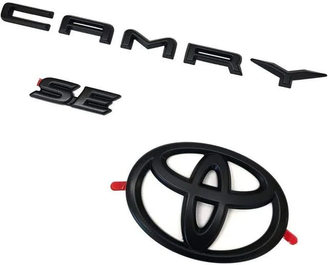 2019 2020 Toyota Camry Exterior Emblem Blackout Overlay SE PT948-03191-02