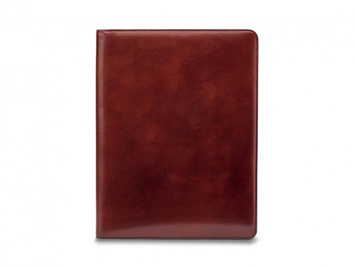 Bosca Old Leather Collection All Leather Pad Cover - Brown