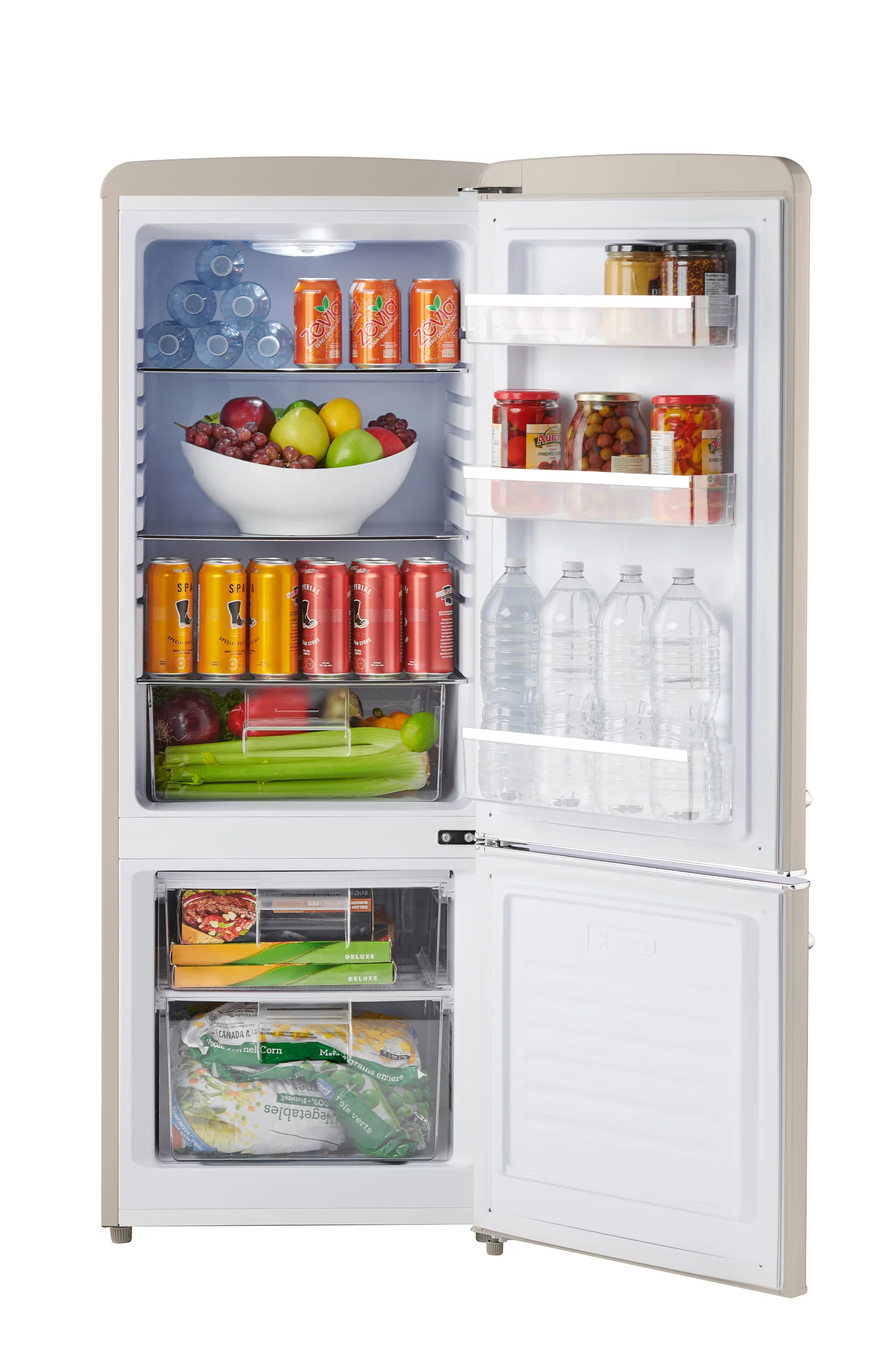 iio 7 cu. ft. Retro refrigerator with bottom freezer