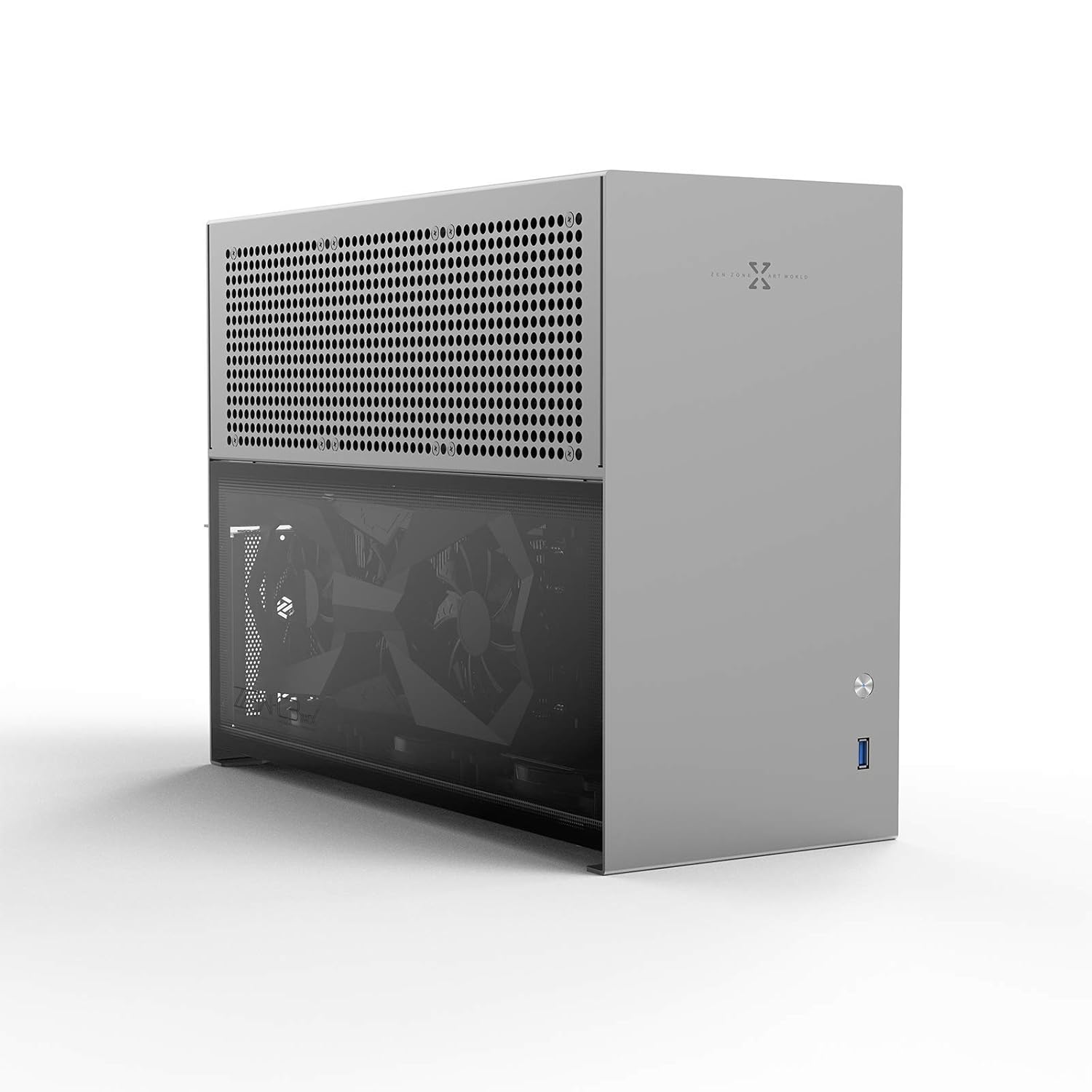 Aluminum MATX-Case Desktop PC-Case Tower-Chassis - supporting ATX&SFX/SFX-L Power Supply/MATX& DTX&ITX Motherboard/360/240/120 Water Cooling& Air Cooling…