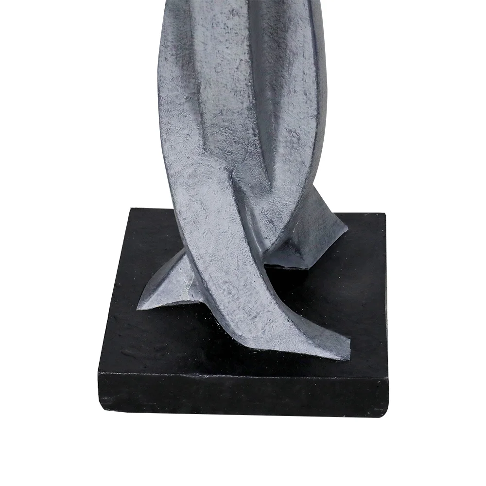 22.8" H Bird Baths for Outdoors- Concrete Tall Bird Bath Stylish with Designed Pedestal for Garden, Patio, Lawn, Backyard - Modern Pedestal Outdoor Garden Birdbath