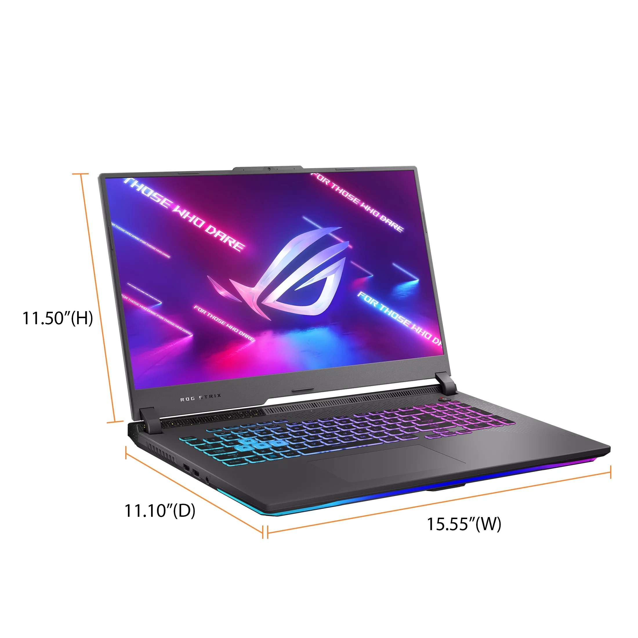 ASUS ROG Strix G17 (2023) 17.3” QHD 240Hz Gaming Laptop, Ryzen 9-7845HX, NVIDIA GeForce RTX 4060, 16GB DDR5 RAM, 1TB SSD, Windows 11, G713PV-WS94