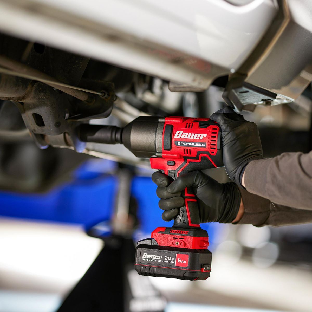 BAUER 20V Brushless Cordless 1/2 in. High-Torque Impact Wrench - Tool Only