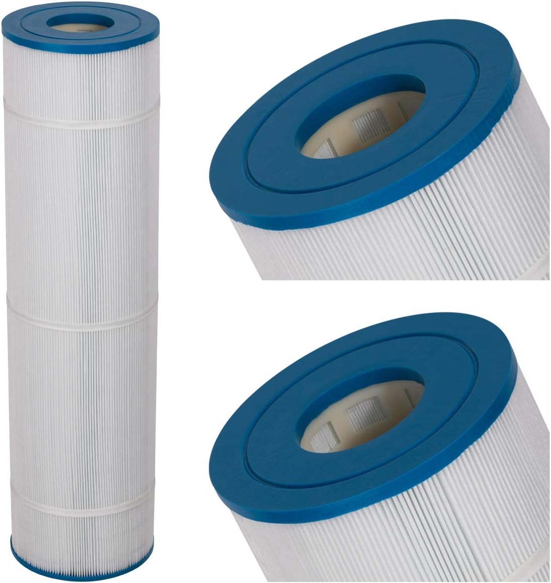 Yoozell PCC105-PAK4 Swimming Pool Replacement Filter Cartridge Replaces for Unicel C-7471 105Sq.ft 817-0106 R173576 817-0106 Filbur FC-1977 FC-6470 Pentair CCP420 Darlly 71053 4Pack