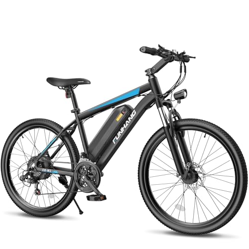 Electric Bike for Adults, Peak 1000W Ebike, 50Miles 21.7MPH Adult Electric Bicycles, 26" Electric Mountain Bike 48V 374.4WH Battery, Commuter E Bike with Adjustable Stem, Fenders, 21 Speed
