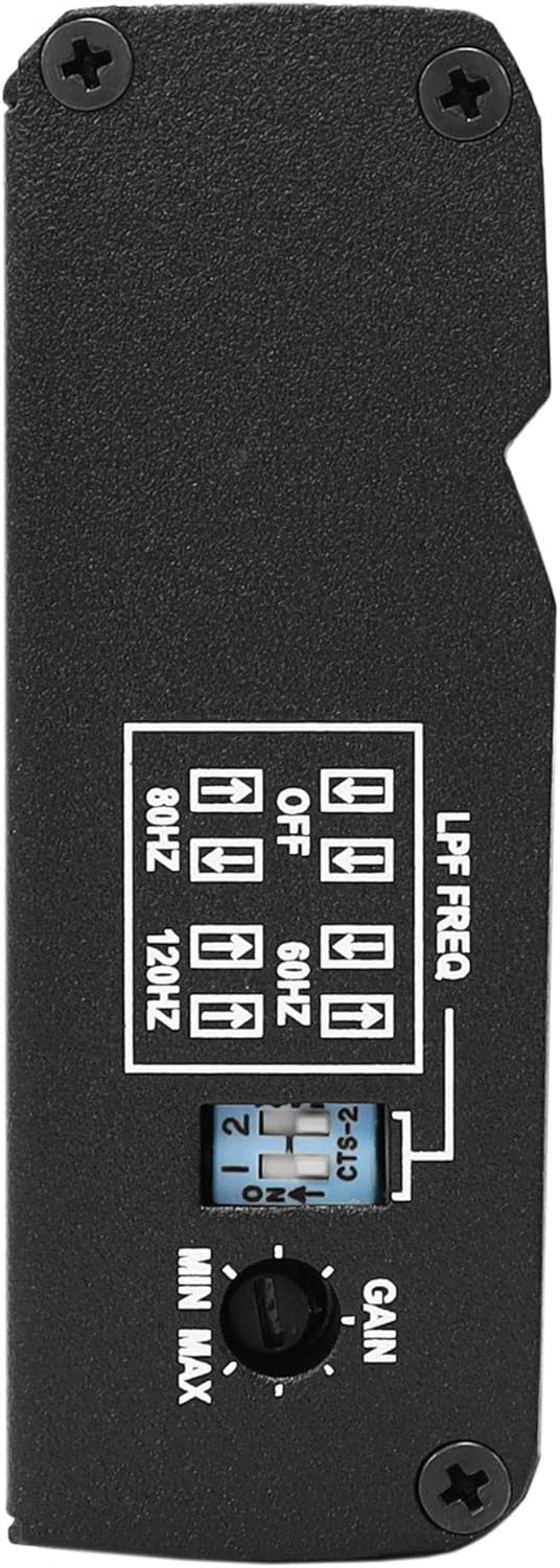 Alpine KTA-200M Mono Power Pack Amp with Alpine SWT-S10 10" Loaded Tube Subwoofer and Bass Knob