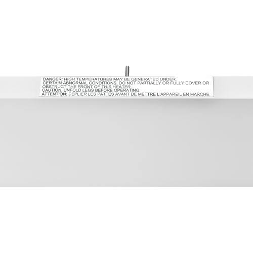 Global Industrial Radiant Panel Heater - Under The Desk 170W, 120V