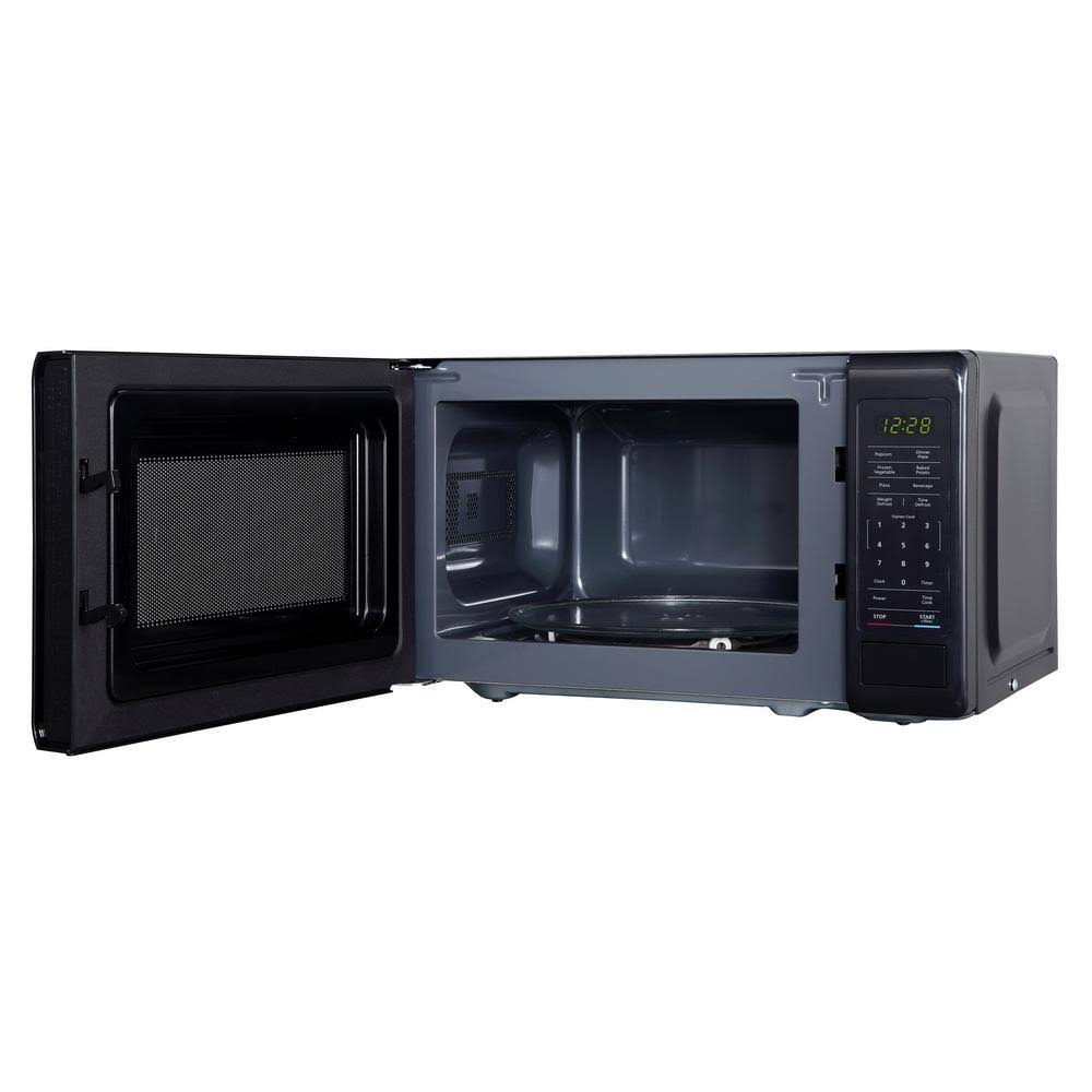 Magic Chef 0.7 Cu. ft. Countertop Microwave (Black with Gray Cavity)