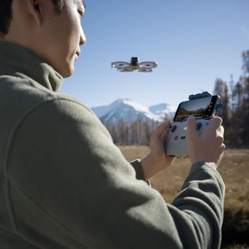 DJI Flip Fly More Combo With RC 2 Screen Remote Controller, Drone With 4K UHD Camera for Adults, Palm Takeoff, Auto Return, Intelligent Flight, 3 Batteries for 93-Min Flight Time, Gray