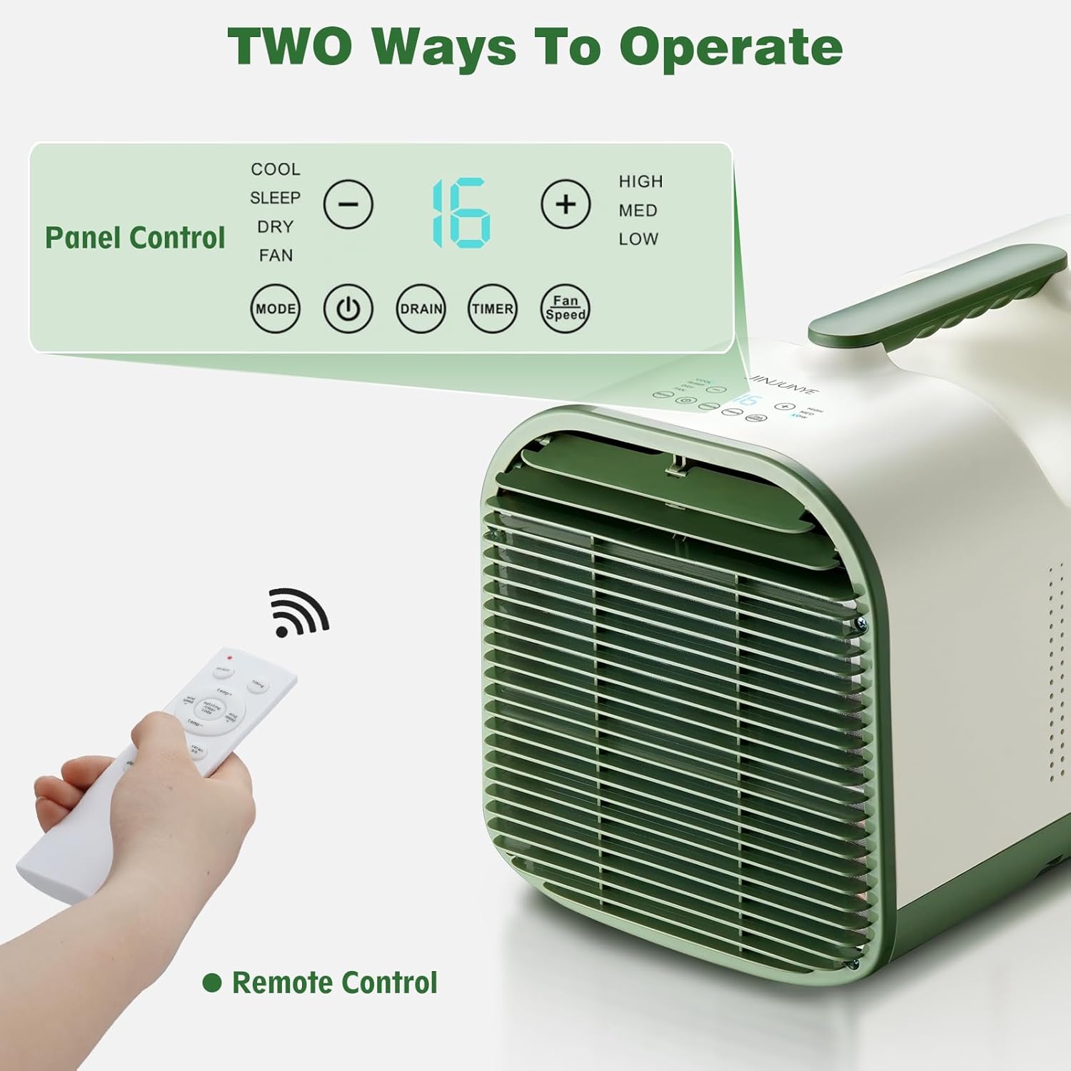 Portable Air Conditioner, 4095BTU, 420W Outdoor Indoor Air Conditioner, 4 in 1 Tent Air Conditioner for Tent, Camping, Car, RV, Truck, Bedroom, Office