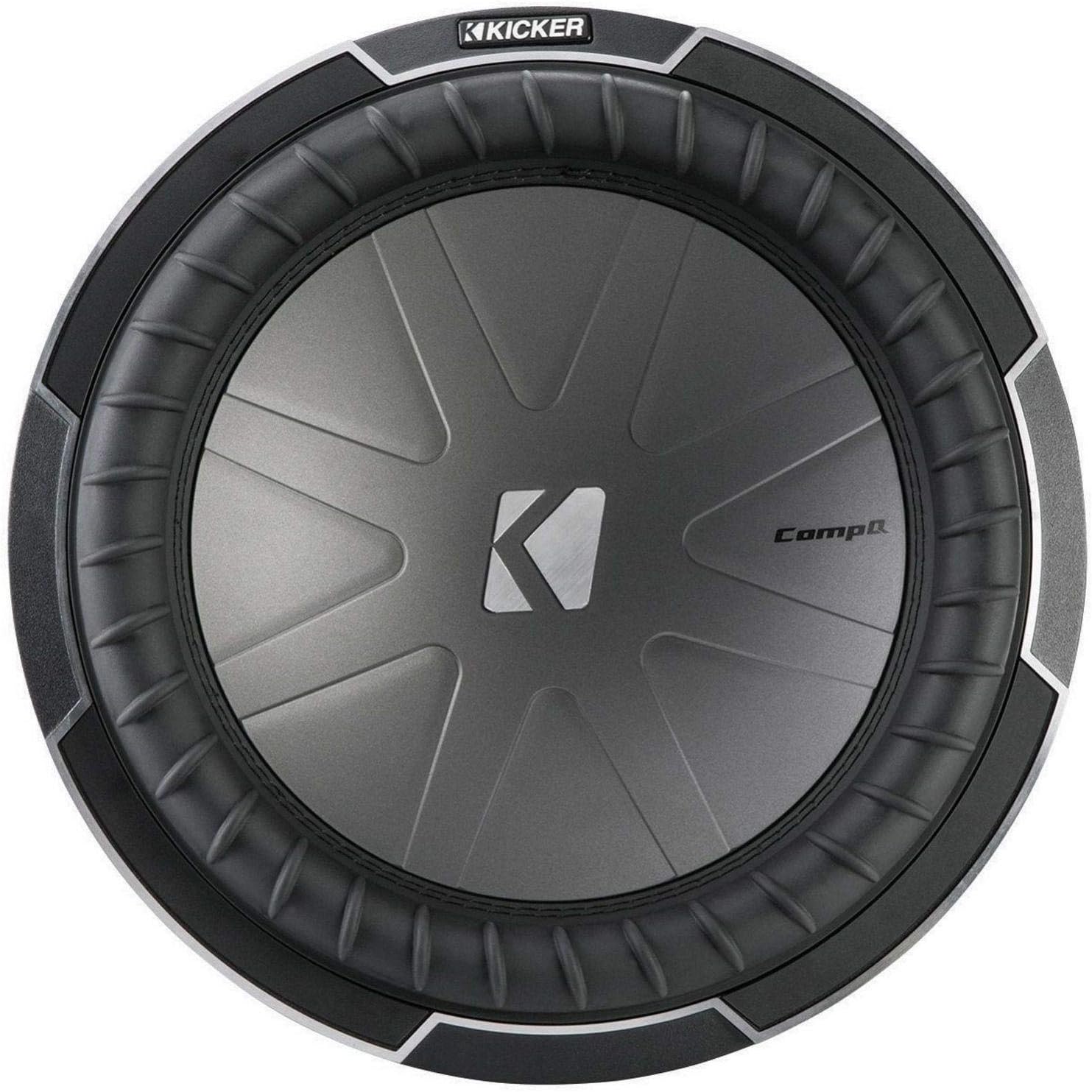 KICKER 42CWQ122 12" CompQ Subwoofer w/Dual 2-Ohm Voice Coils