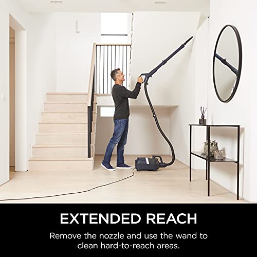 Shark CZ351 Pet Canister Vacuum, Bagless, Corded with Self-Cleaning Brushroll & PowerFins