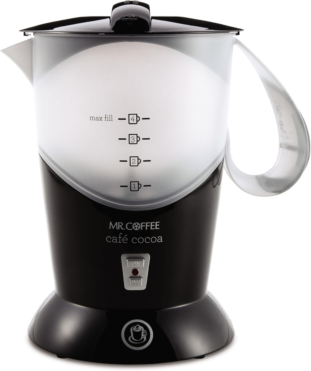 Mr. Coffee BVMC-HC5 Cafe Cocoa Hot Chocolate Maker, 32 Ounces, Black