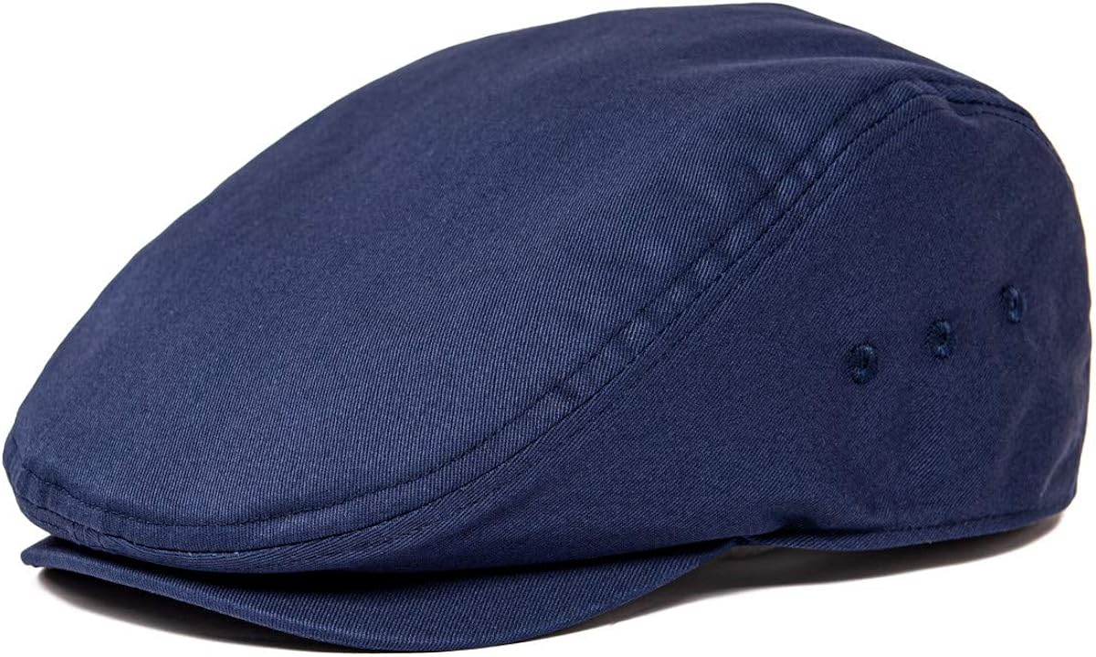 JANGOUL Men Ivy Cap Cotton Twill Newsboy Flat Cap