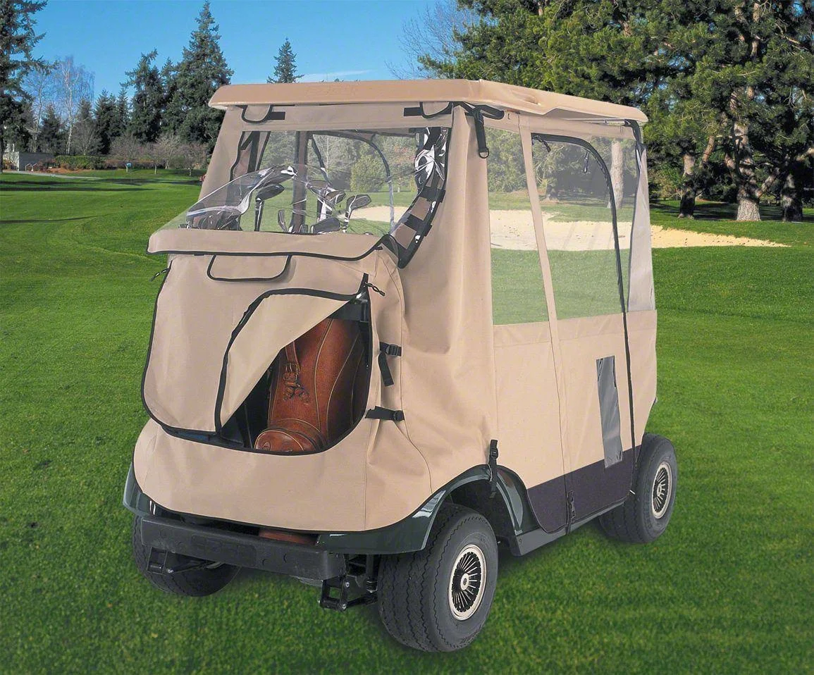 Classic Accessories Fairway Deluxe 3-Sided Golf Cart Enclosure