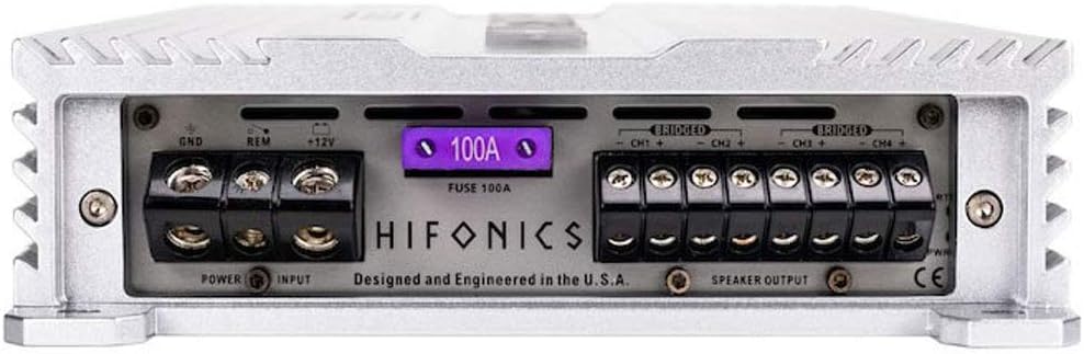 Hifonics BG-1600.4 Brutus Gamma BG Series Amp (4 Channels, 1,600 Watts Max, Super A/B-Class)