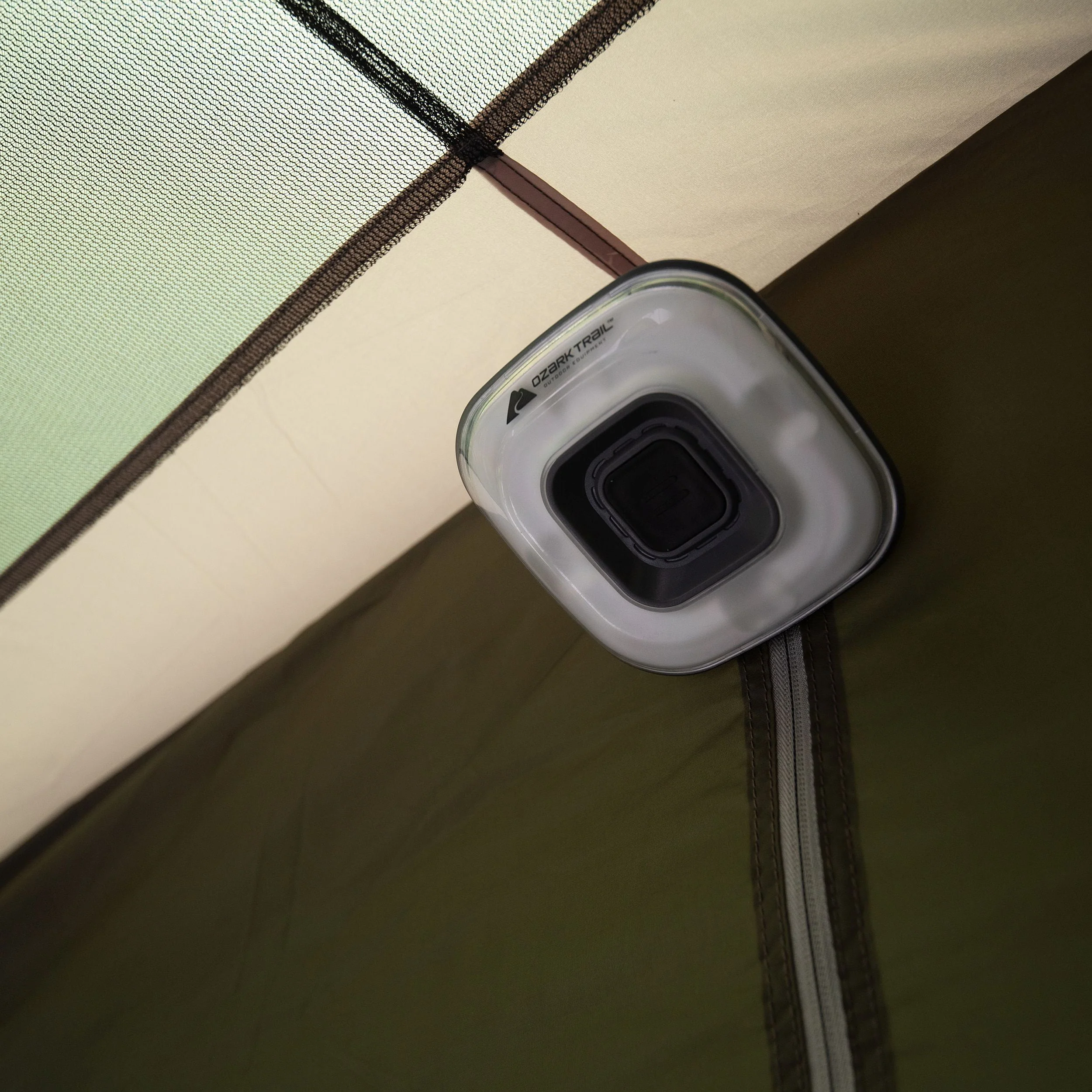 Ozark Trail Hazel Creek 18-Person Cabin Tent, with 3 Covered Entrances