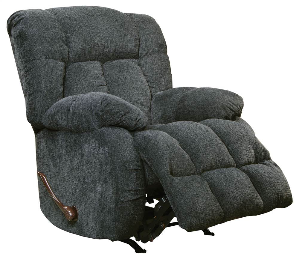 Fabric Rocker Recliner in Slate