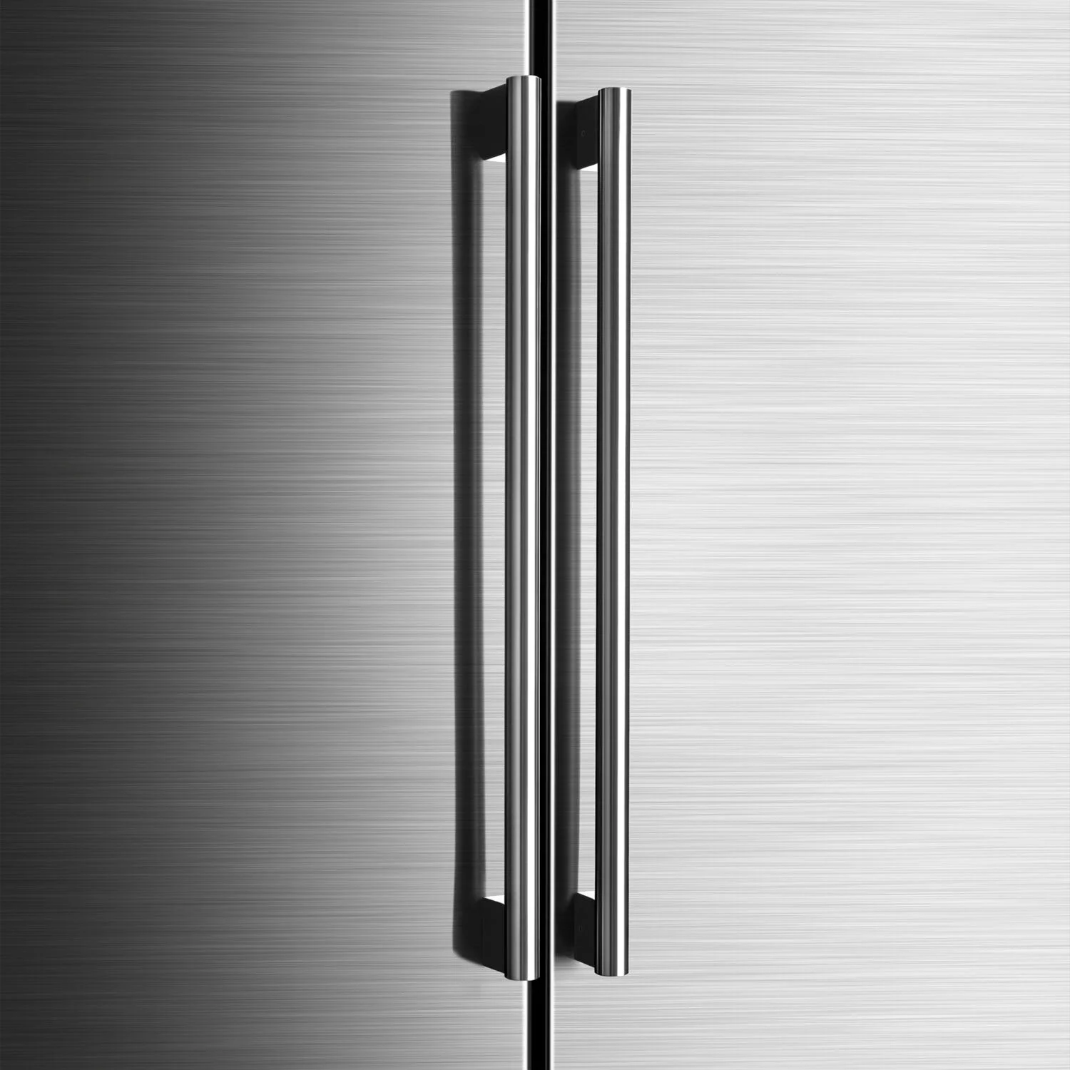 Galanz 18-Cu. Ft Counter Depth 3-Door French Door Refrigerator, Stainless