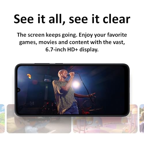 SAMSUNG Galaxy A05 (SM-A055M/DS), 64GB 4GB RAM, Dual SIM, Factory Unlocked GSM, International Version (Wall Charger Bundle)
