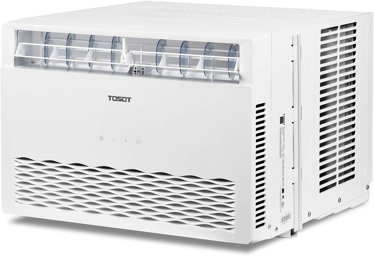 TOSOT 8,000 BTU Window Air Conditioner - Quiet Operation, Energy Star, and Remote Control- Window Mounting AC Unit Fast Cooling for Spaces up to 350 sq. ft. Tranquility Series