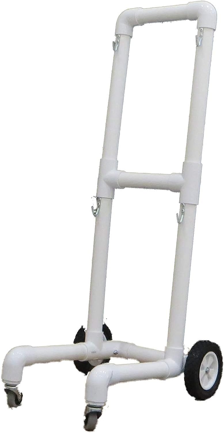 Recycling Cart – 4 Wheels – 1-1/2” PVC – Heavy Duty – Easy Assembly – No Tools Required – Florida Weatherproof