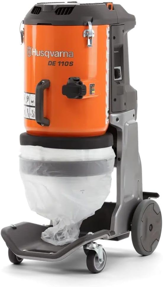 Husqvarna Single Phase HEPA Dust Extractor Vacuum DE110S 120V 970509604
