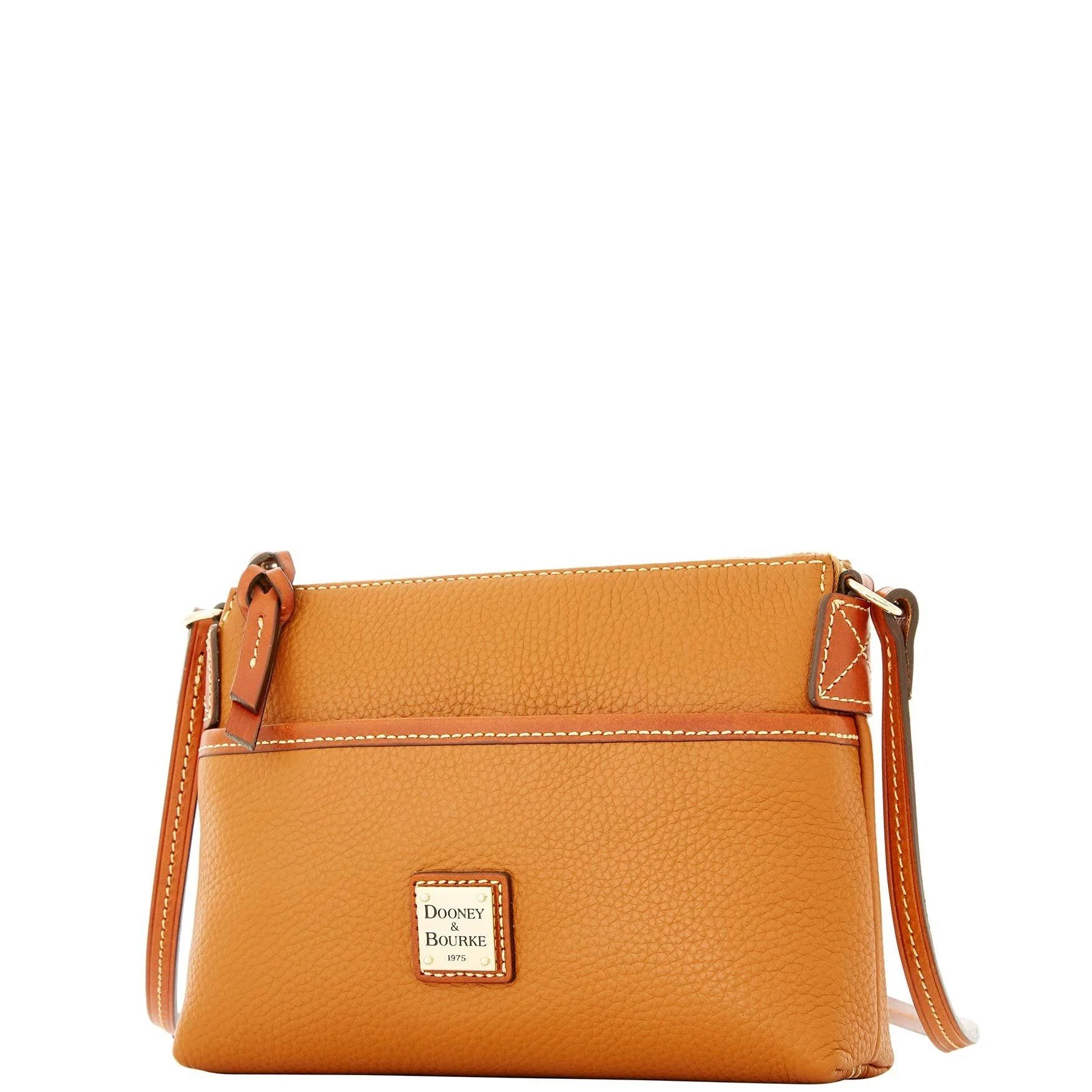Dooney u0026 Bourke Caramel Pebble Grain Ginger Pouchette