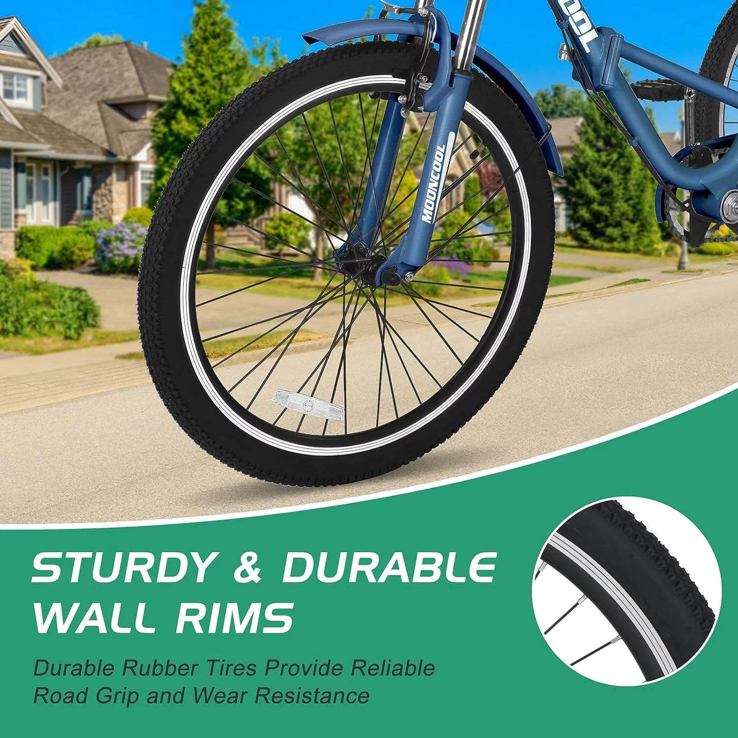 Slsy Adult Folding Tricycle for Adults, 7 Speed 20/24/26 inch 3 Wheels Bikes with Basket, Foldable Tricycle for Adults, Women, Men, Seniors