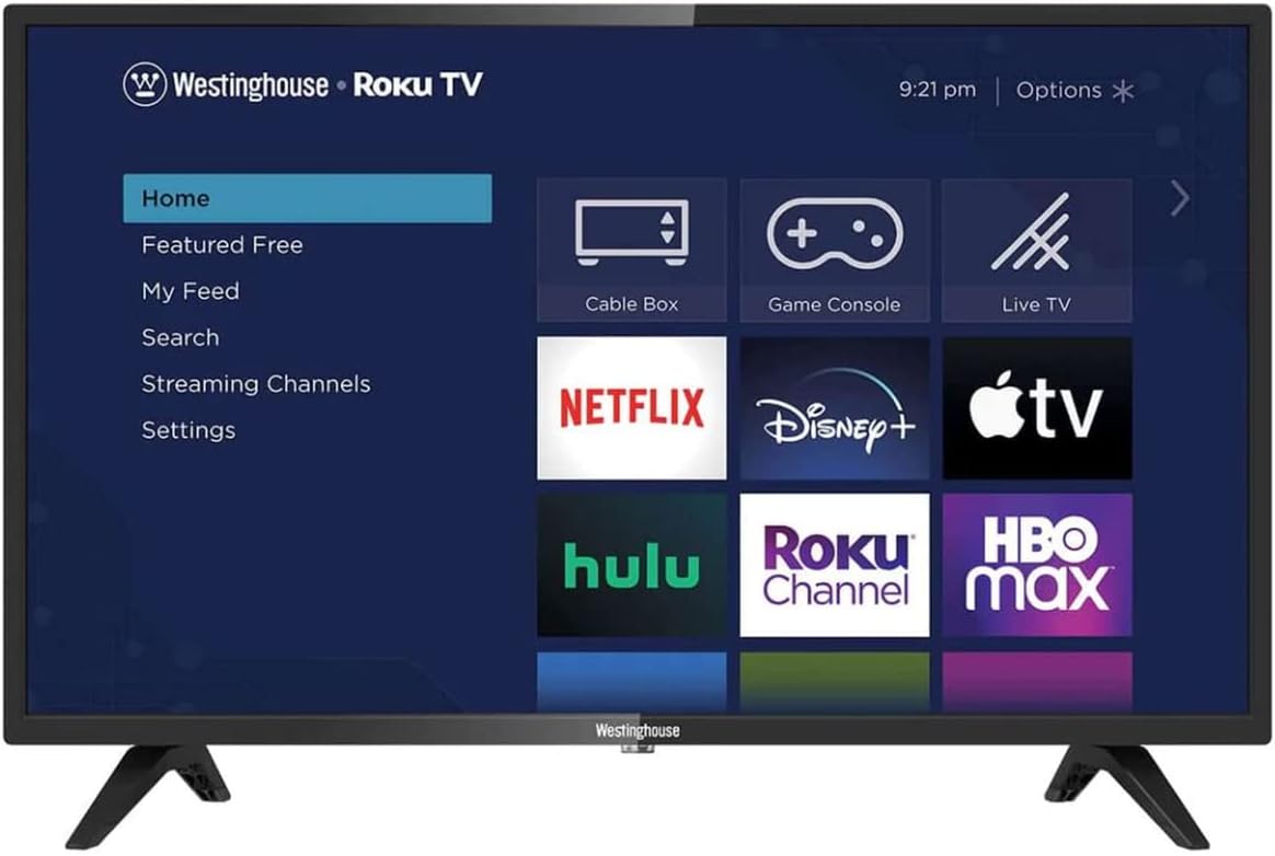 Westinghouse 32" 720P HD Smart Roku TV WR32HT2212 (Renewed)