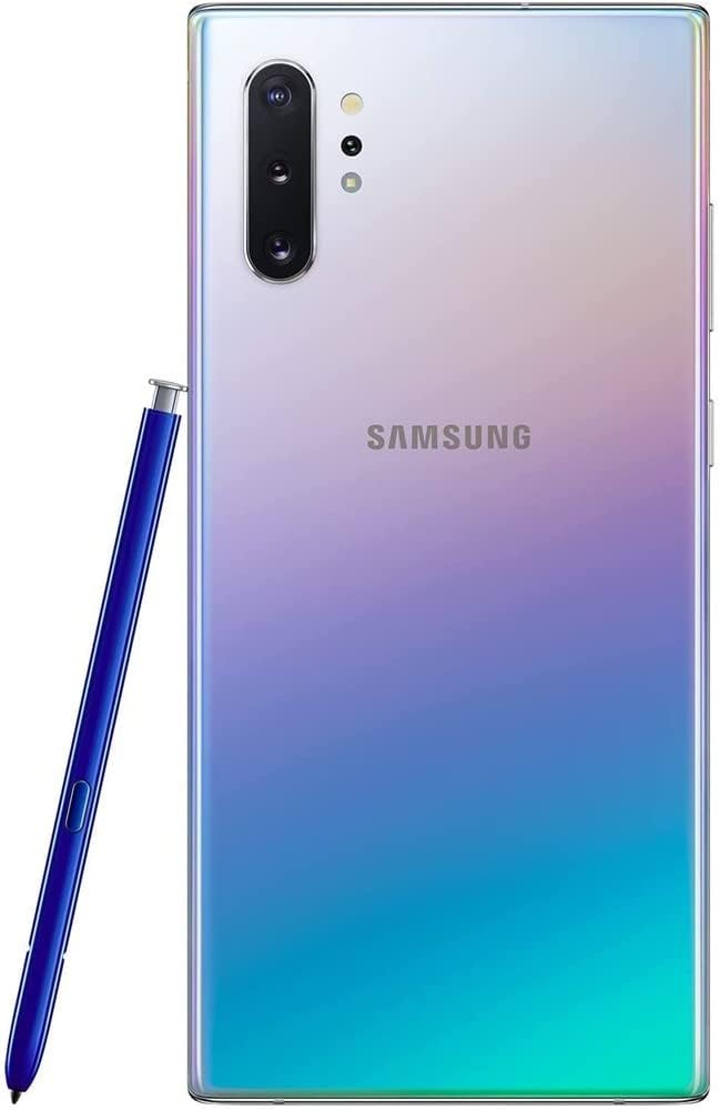 Samsung Galaxy Note 10+, 256GB, Aura Glow Silver - Fully Unlocked (Renewed)