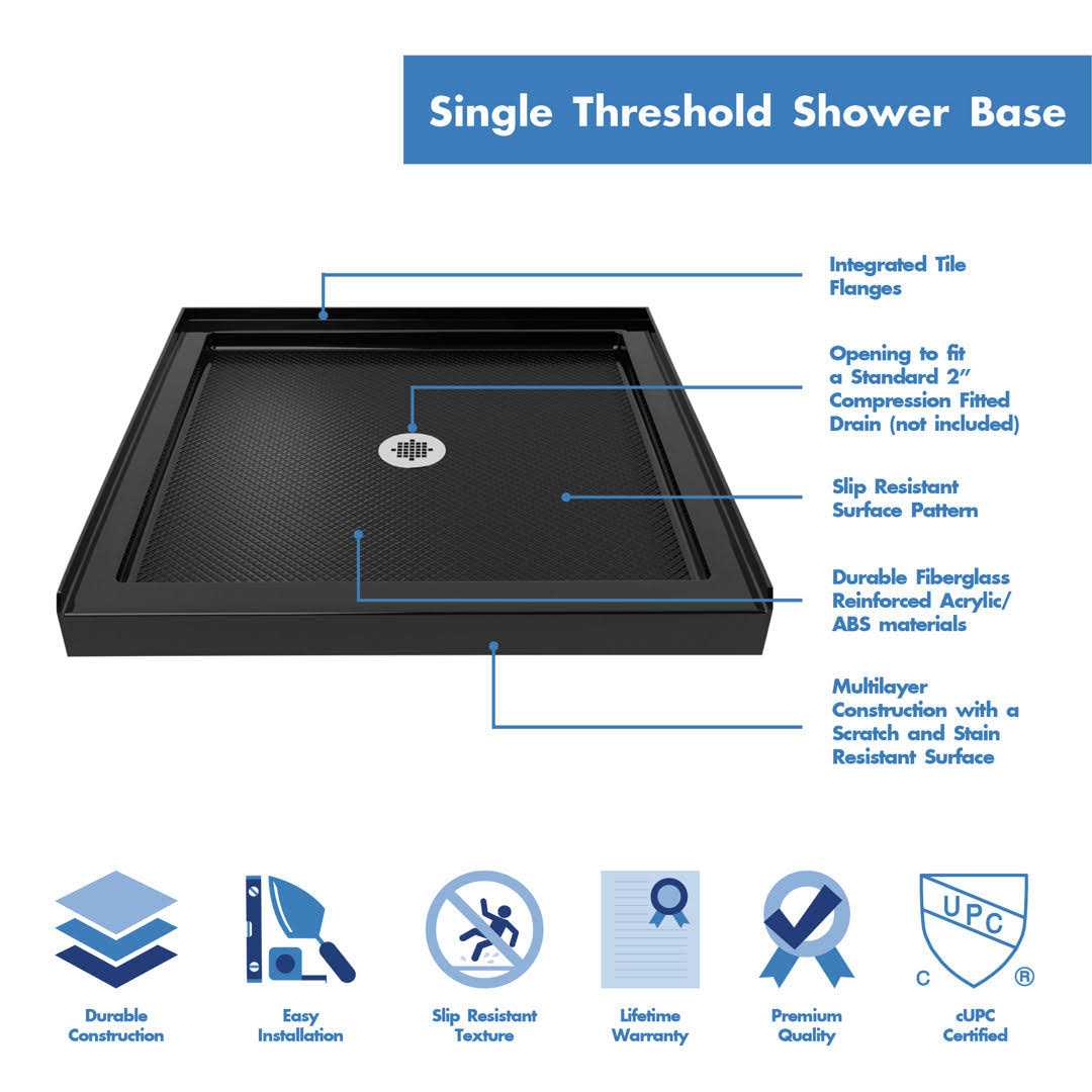 DreamLine 32 x 54 in. SlimLine Single Threshold Shower Base DLT-1132540 - Shop Hardware Tools Online Store