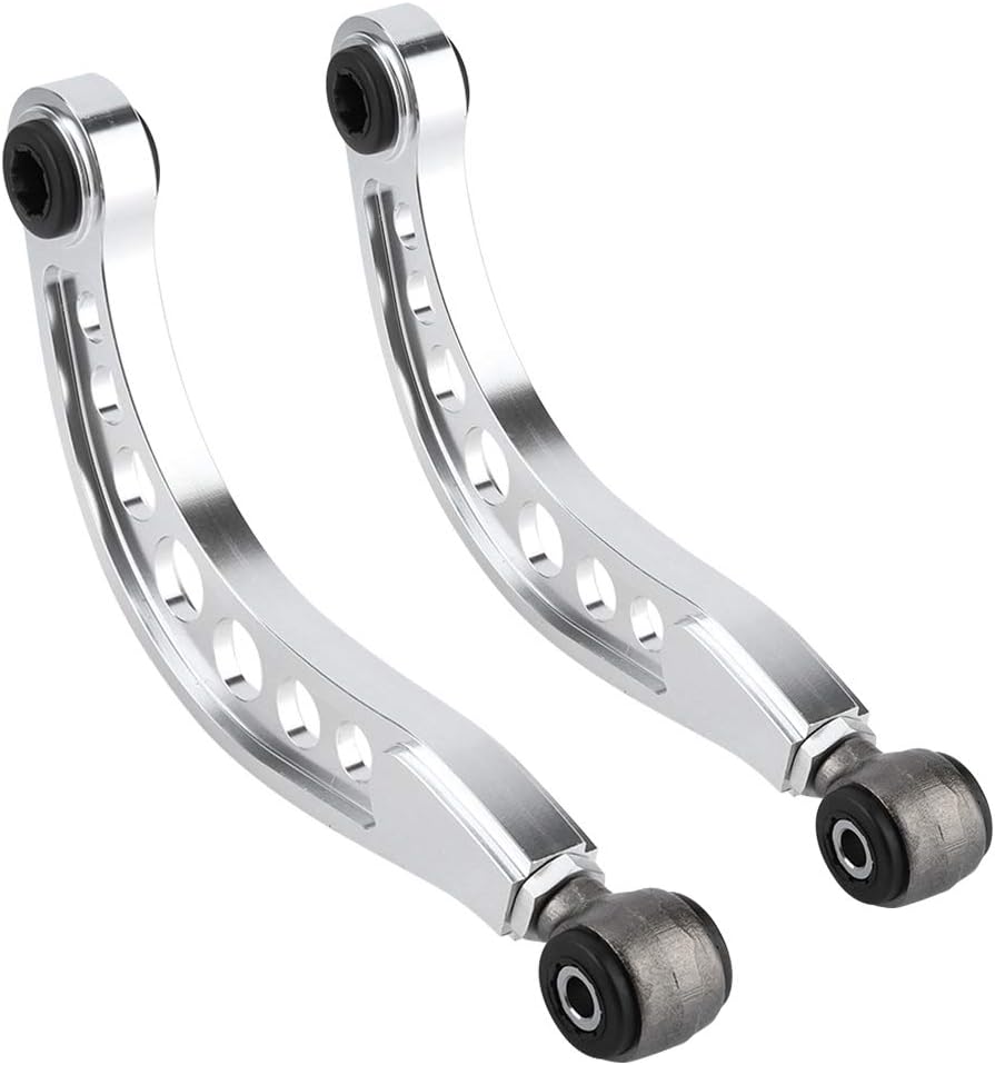 Qiilu 2PCS Adjustable Rear Upper Camber Control Arms Kit Fit for Honda Civic 2006 2007 2008 2009 2010 2011 2012 2013 2014 2015 Pack of 2