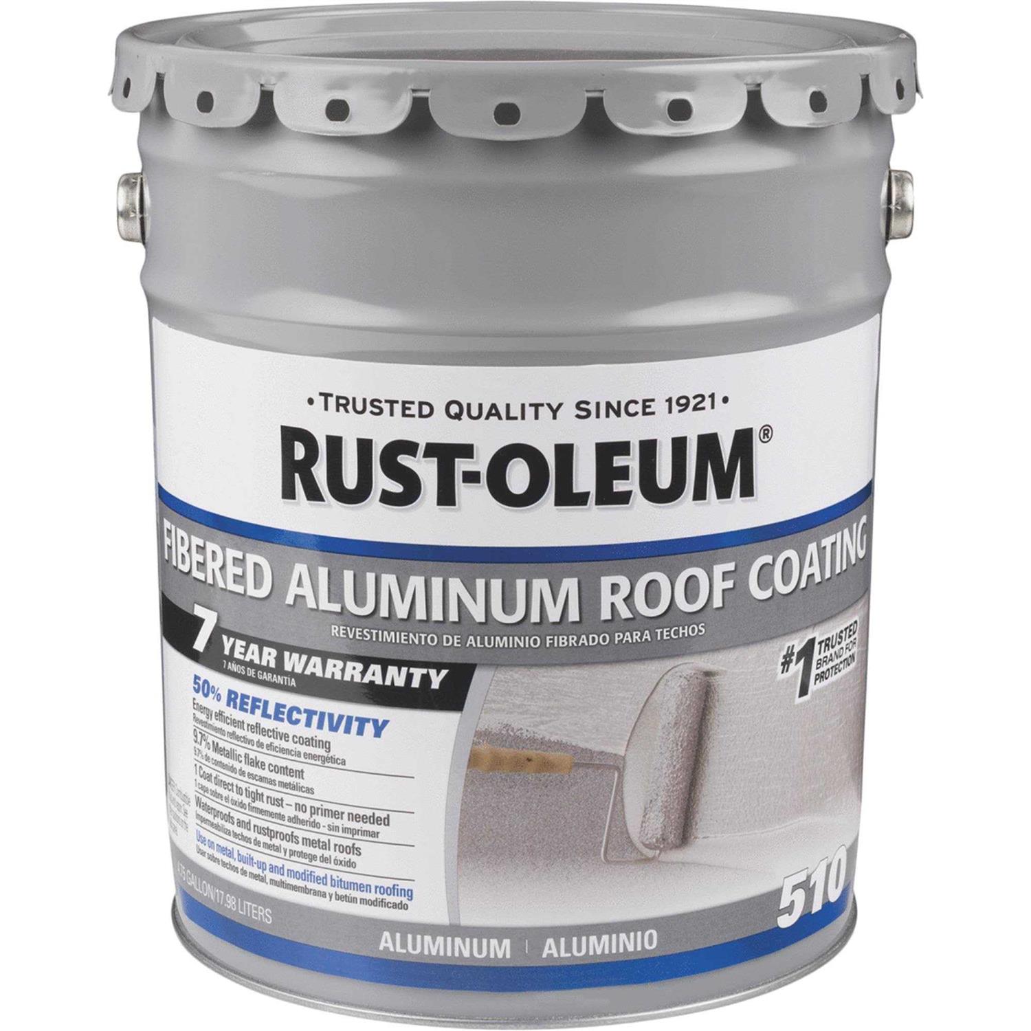 Rust-Oleum 5 Gallon Fibered Roof Coating Aluminum - Shop Hardware Tools Online Store
