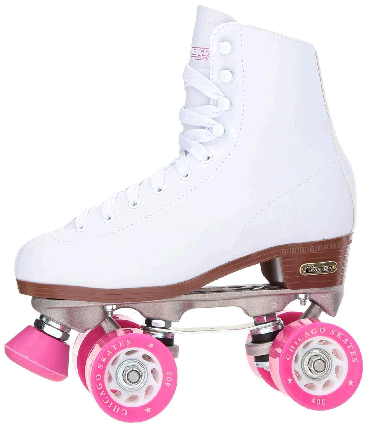 Chicago Skates Rink Roller Skates - Women, White, 10