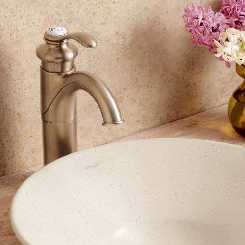 Kohler K-12183 Fairfax Single Hole Bathroom Faucet - - Brushed Nickel